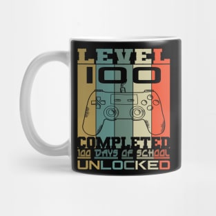 Level 100 completed 100 days of school unlocked Mug